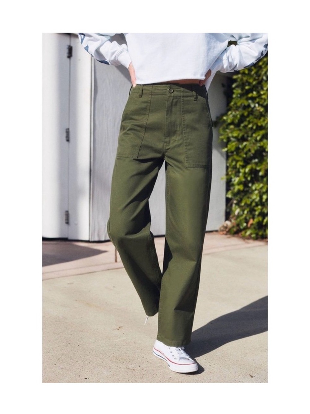 Brandy Melville/John Galt olive green pants